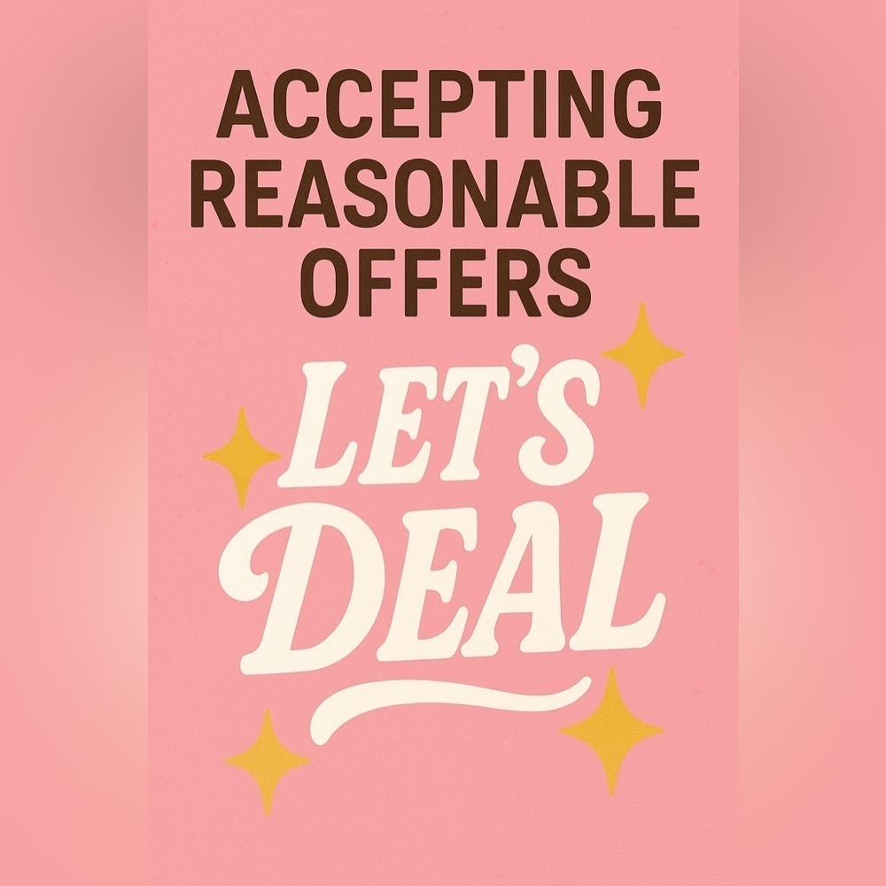 Accepting Reasonable Offers!! ✨ let’s deal!! ✨